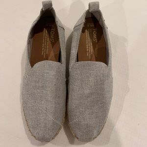 Grey espadrilles toms